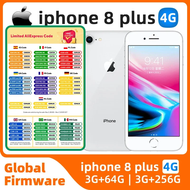 Apple iphone 8 plus ios 5,5 дюйма 256 Гб ПЗУ все цвета в хорошем состоянии оригинальный б/у телефон
Apple iphone 8 plus ios 5,5 дюйма 256 Гб ПЗУ все цвета в хорошем состоянии оригинальный б/у телефон