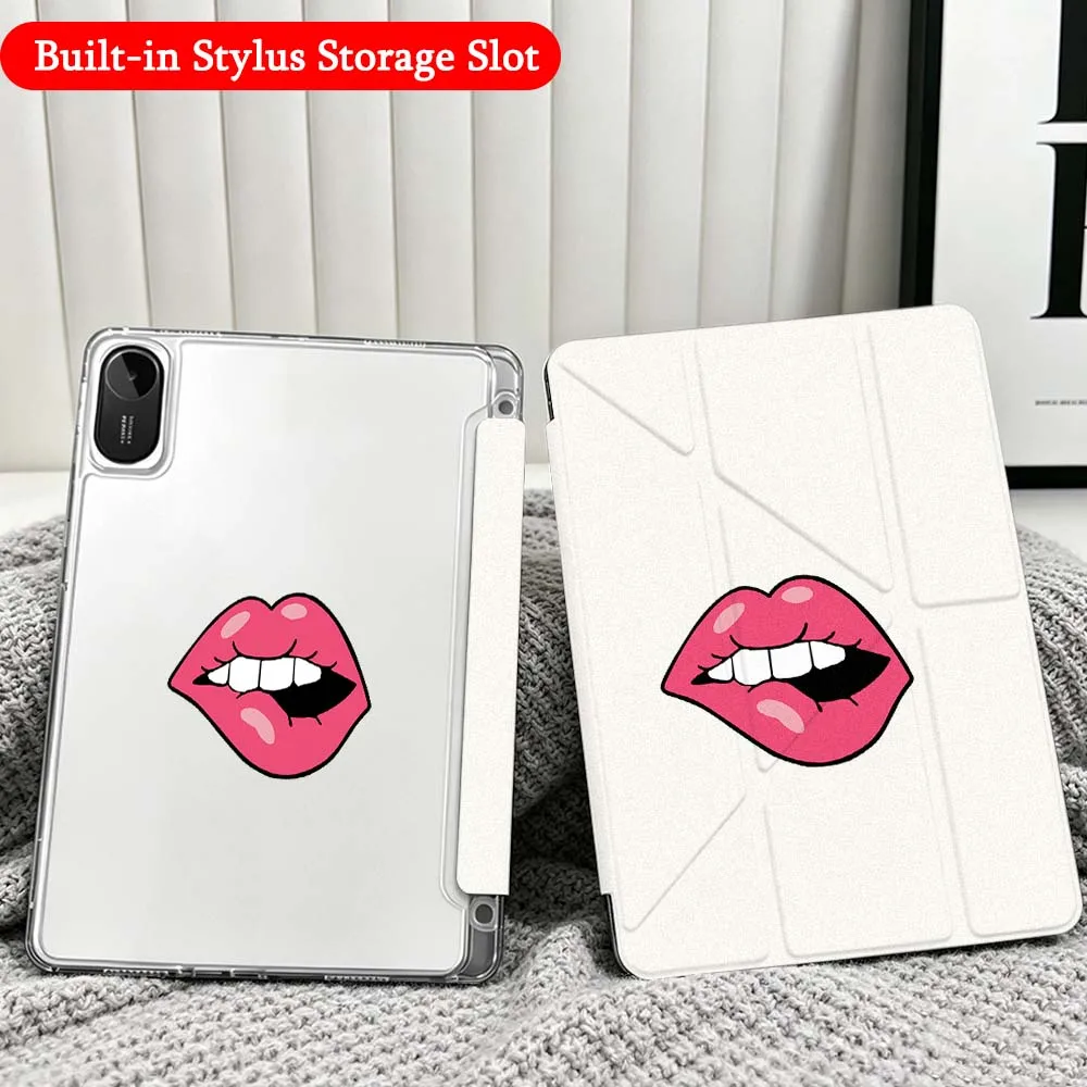 Red Lips Nails Art For Xiaomi Redmi Poco Pad 5 6 7 8 Pro SE 11 11.2 12.1 Inch Transparent Y-Shaped Folding Tablet Case
Red Lips Nails Art For Xiaomi Redmi Poco Pad 5 6 7 8 Pro SE 11 11.2 12.1 Inch Transparent Y-Shaped Folding Tablet Case