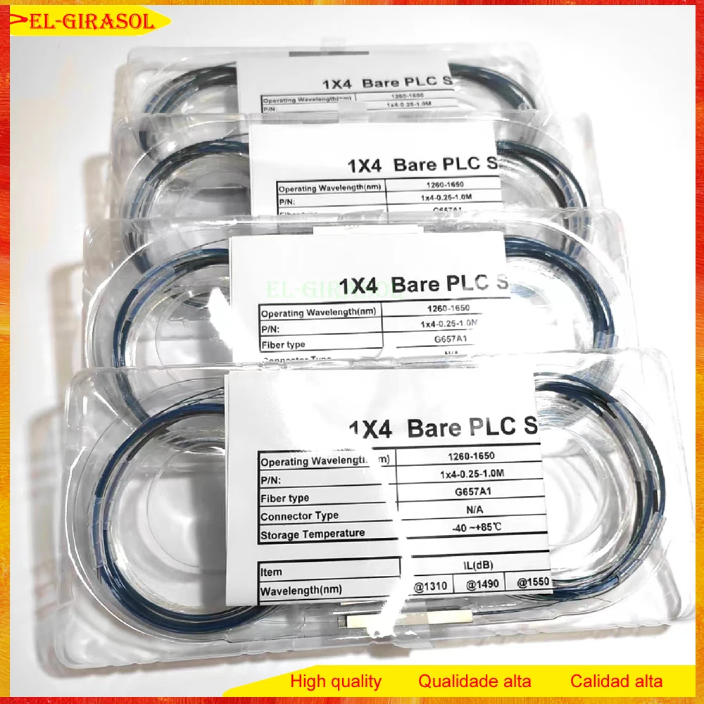 1/2/5/10pcs 1x4 Color Fiber Optic PLC Splitter Without Connector Cable 250um Mini Blockless 2,4 Ports PLC Splitter FTTH fibra
1/2/5/10pcs 1x4 Color Fiber Optic PLC Splitter Without Connector Cable 250um Mini Blockless 2,4 Ports PLC Splitter FTTH fibra