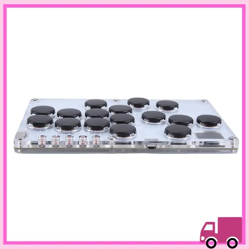 Compact 16Key Joystick Hitbox Keyboard Arcade Stick Controller For PS4/PS3/Switch/Steam Arcade Hitbox Controller Fight Sticks
Compact 16Key Joystick Hitbox Keyboard Arcade Stick Controller For PS4/PS3/Switch/Steam Arcade Hitbox Controller Fight Sticks