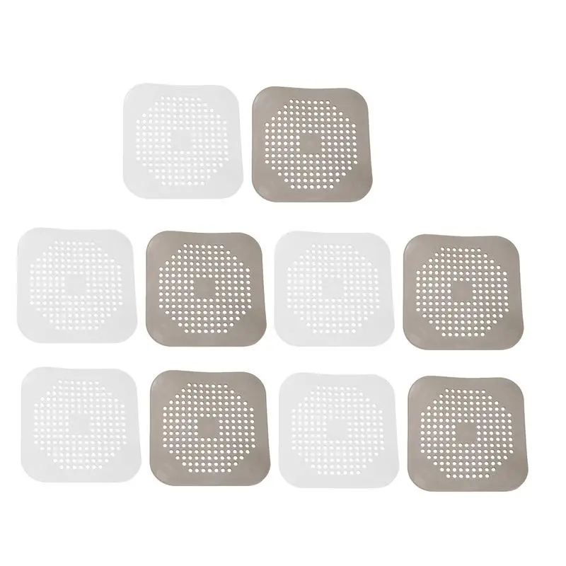 A84E-10X Square Drain Cover For Shower Drain Hair Catcher Flat Silicone Plug With Suction Cups
A84E-10X Square Drain Cover For Shower Drain Hair Catcher Flat Silicone Plug With Suction Cups
