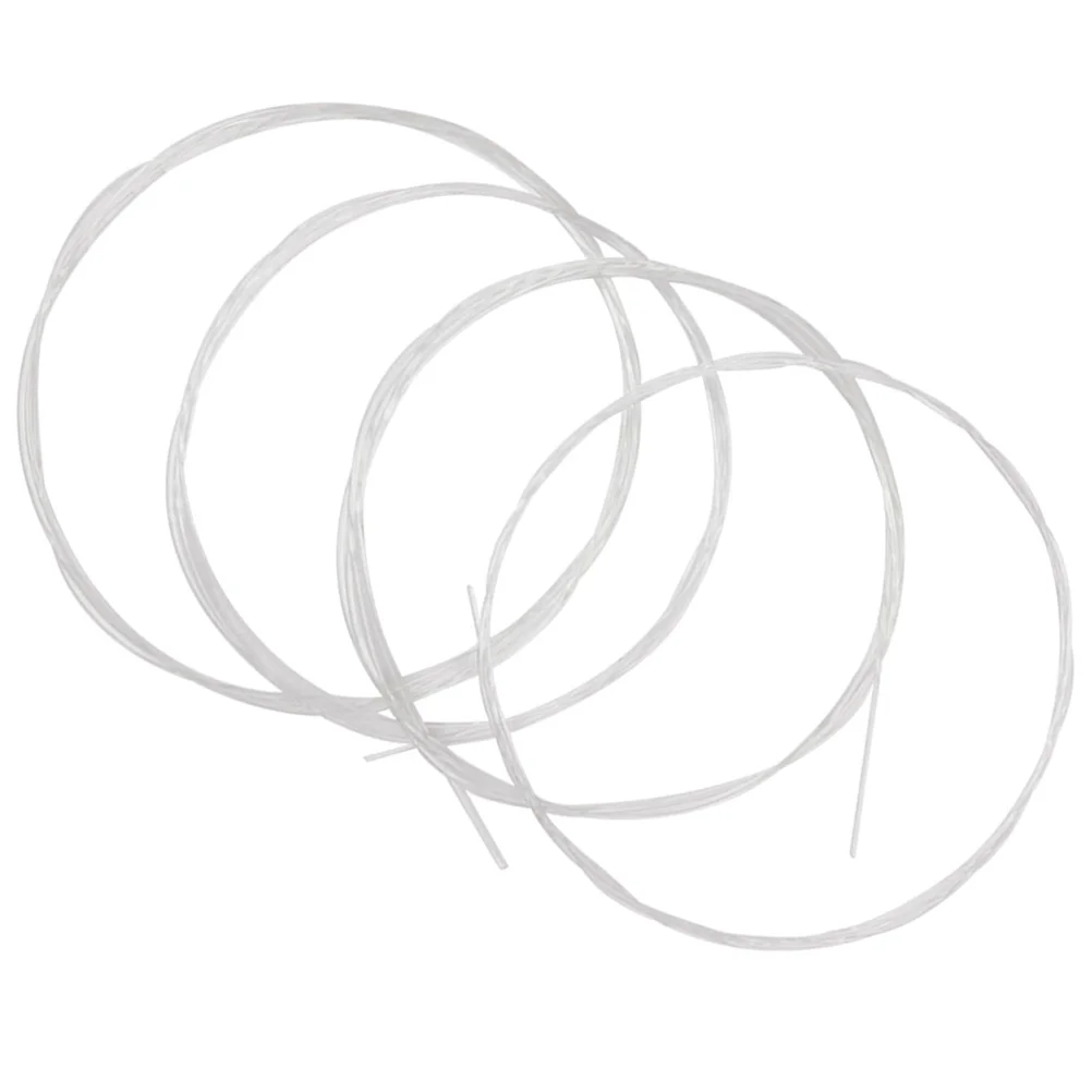 4 Pcs Irin Transparent Nylon Strings Ukulele Musical Instrument Parts Wire Replacement For Accessory Accessories
4 Pcs Irin Transparent Nylon Strings Ukulele Musical Instrument Parts Wire Replacement For Accessory Accessories