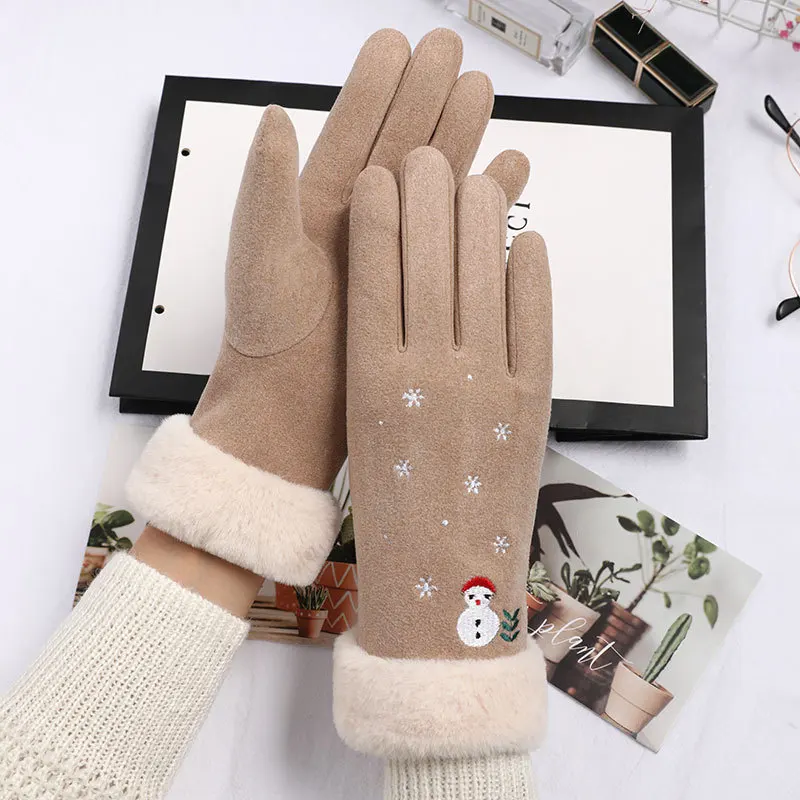 Women Winter Plus Velvet Thicken Warm Mittens Cycling Driving Windproof All Fingers Gloves Fashion Cute Girl Christmas Gift T49
Women Winter Plus Velvet Thicken Warm Mittens Cycling Driving Windproof All Fingers Gloves Fashion Cute Girl Christmas Gift T49