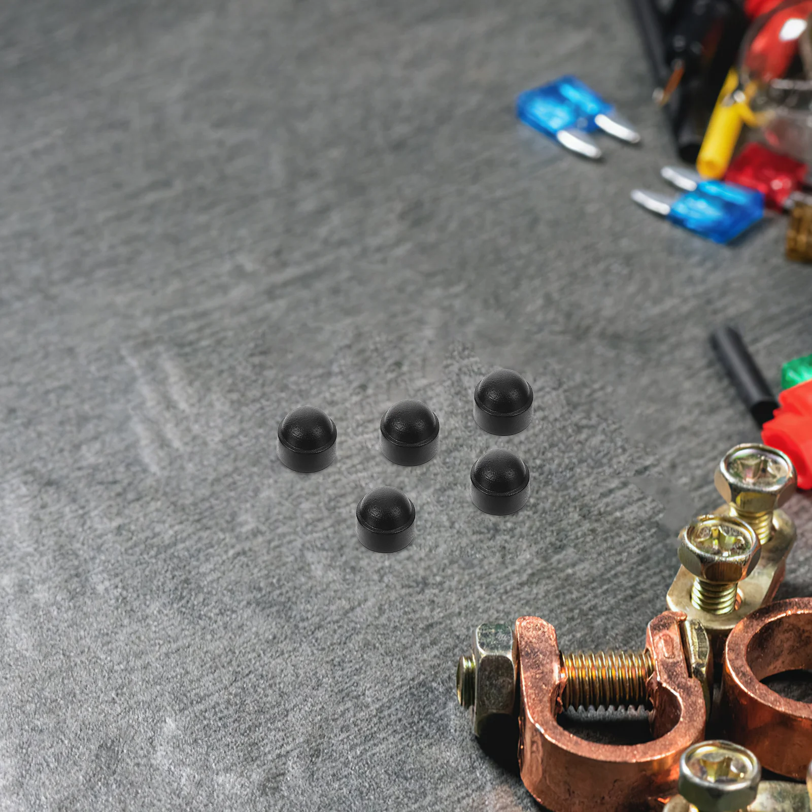 25Pcs Screw Caps Plastic Bolt Nut Protective Cover Black Dome Decorative Hardware Accessories M5 Fitting Bolted Cover
25Pcs Screw Caps Plastic Bolt Nut Protective Cover Black Dome Decorative Hardware Accessories M5 Fitting Bolted Cover
