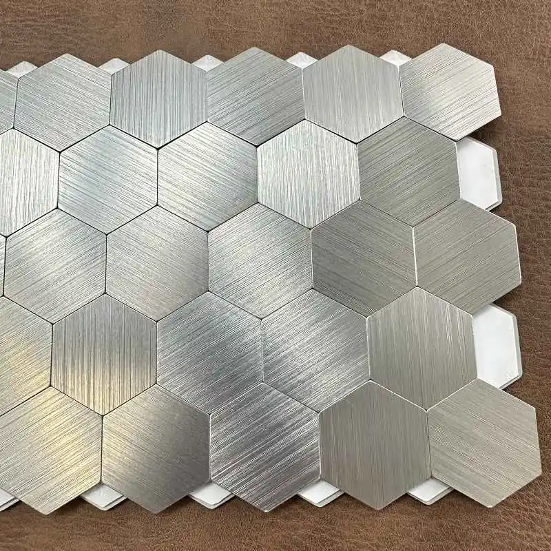 4pcs/lot Mosaic Wall Tile Peel And Stick Self Adhesive Waterproof Aluminum composite hexagon Kitchen Bath Tile Backsplash 118
4pcs/lot Mosaic Wall Tile Peel And Stick Self Adhesive Waterproof Aluminum composite hexagon Kitchen Bath Tile Backsplash 118