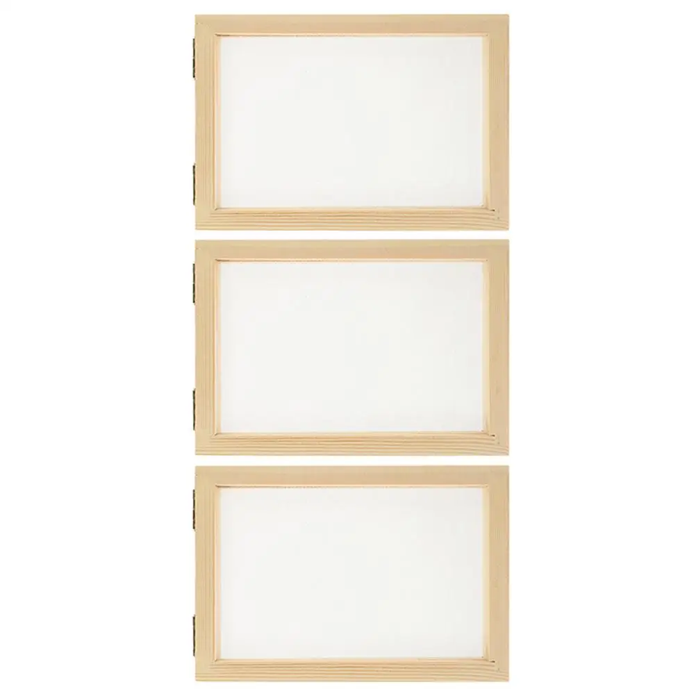 3 Pcs Wood Picture Frame Material Package Durable DIY Paper Making Kits Kids Educational Toy Students Crafts Decorative
3 Pcs Wood Picture Frame Material Package Durable DIY Paper Making Kits Kids Educational Toy Students Crafts Decorative