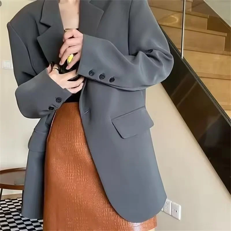 Spring Autumn New Slim Blazers Coat Women Casual All-Match Women Blazer Jackets Korean Work Office Lady Suit Female Outerwear
Spring Autumn New Slim Blazers Coat Women Casual All-Match Women Blazer Jackets Korean Work Office Lady Suit Female Outerwear