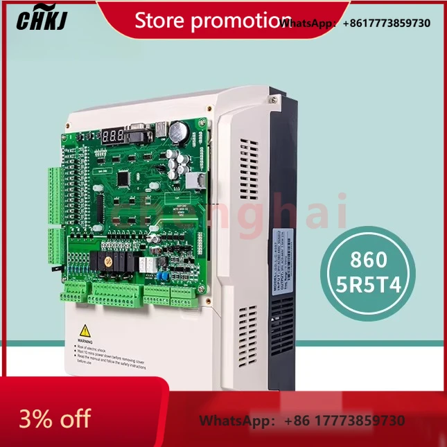 CHKJ-2025NEWFactory Price Elevator Controller Variable Frequency Drive 380V 3 Phase to 380V Inverter for Elevator Elevator Vfd I
CHKJ-2025NEWFactory Price Elevator Controller Variable Frequency Drive 380V 3 Phase to 380V Inverter for Elevator Elevator Vfd I