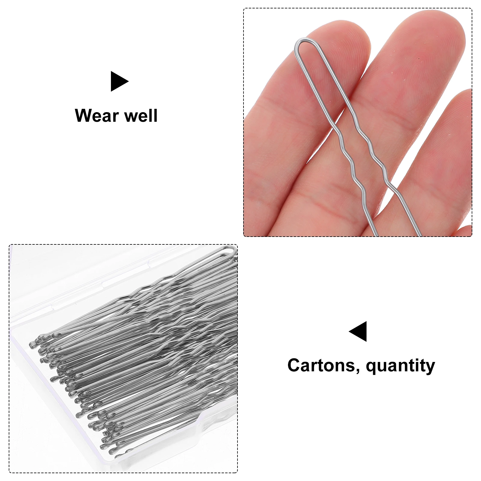 3 Boxes Gold Hair Pins U-clip Claw Clips Girl Fork Modeling Silver Alloy Lady Barrettes
3 Boxes Gold Hair Pins U-clip Claw Clips Girl Fork Modeling Silver Alloy Lady Barrettes