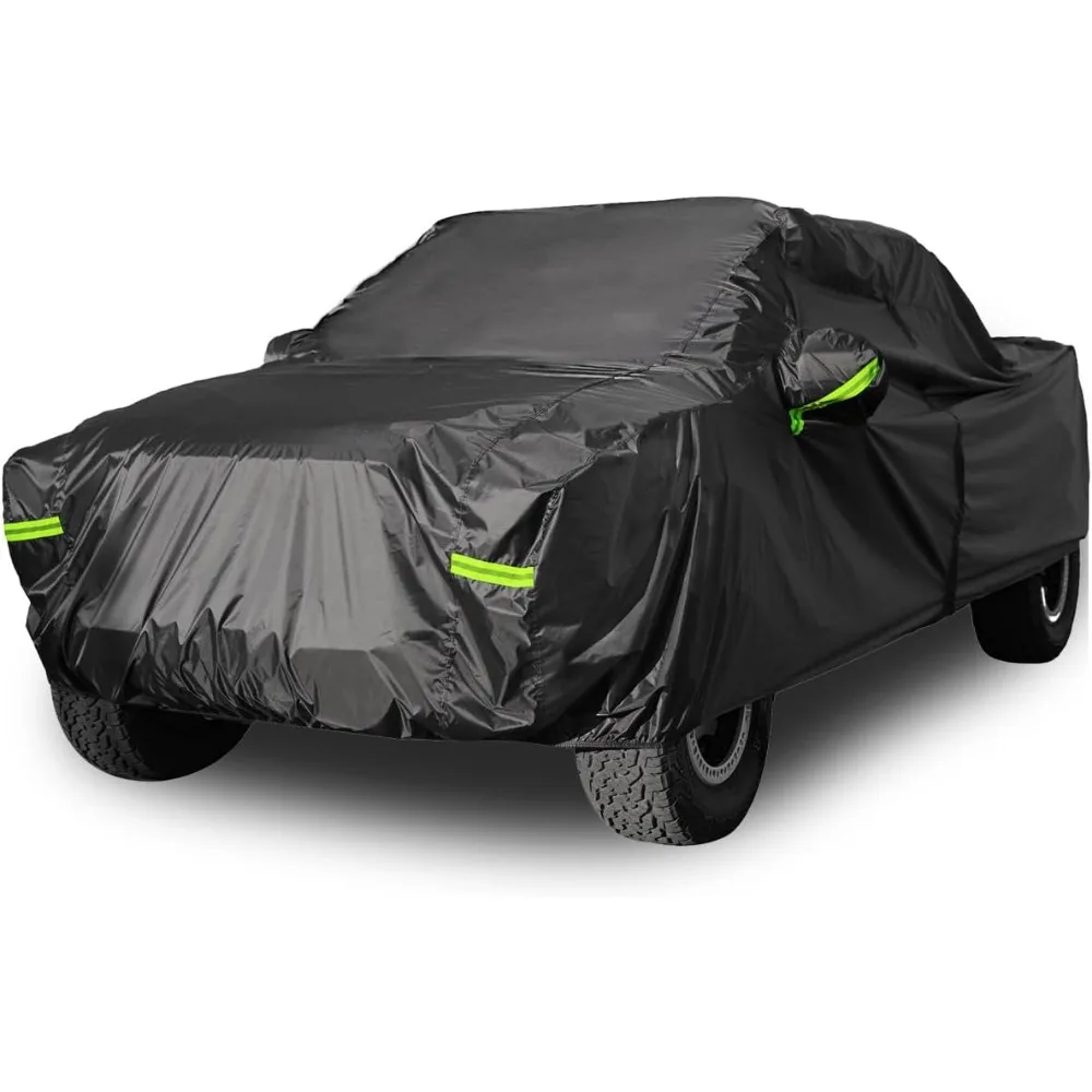 Waterproof All-Weather Truck Cover for Ford F150, Chevy Silverado, Dodge Ram 1500 - Black (230-242 Inch)
Waterproof All-Weather Truck Cover for Ford F150, Chevy Silverado, Dodge Ram 1500 - Black (230-242 Inch)