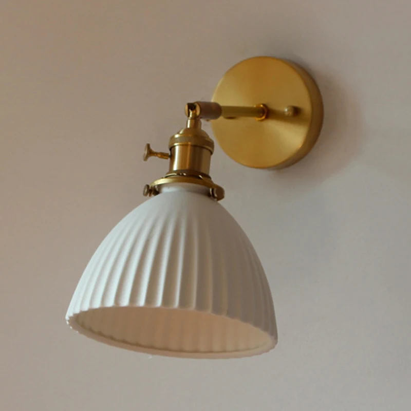 Modern Ceramic Wall Lamp Bedroom Living Room Decoration Bathroom Mirror Light Fixtures Copper Nordic Japanese Style Wall Sconce
Modern Ceramic Wall Lamp Bedroom Living Room Decoration Bathroom Mirror Light Fixtures Copper Nordic Japanese Style Wall Sconce