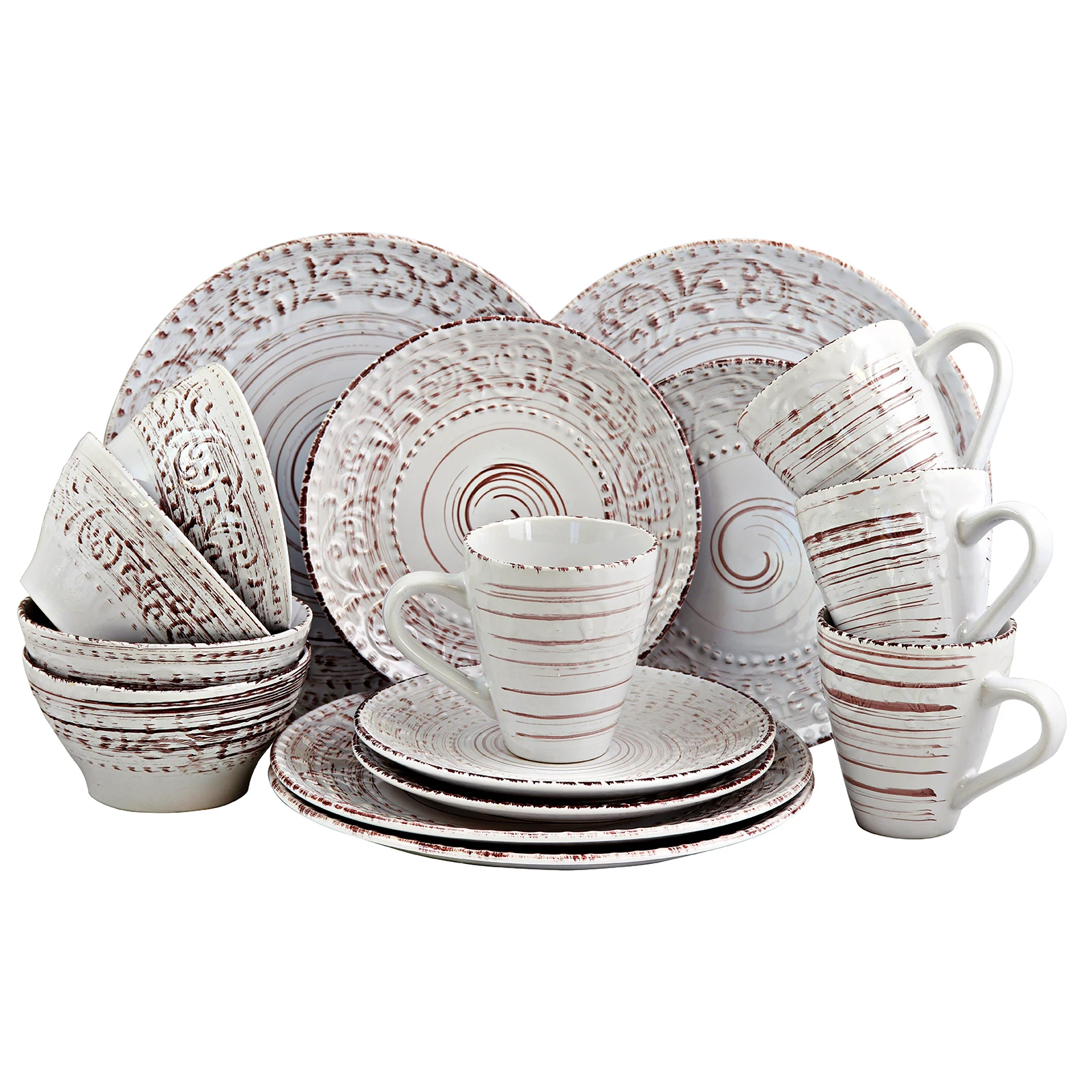 Ocean Breeze 16-Piece Cream Dinnerware Set for Everyday Use
Ocean Breeze 16-Piece Cream Dinnerware Set for Everyday Use