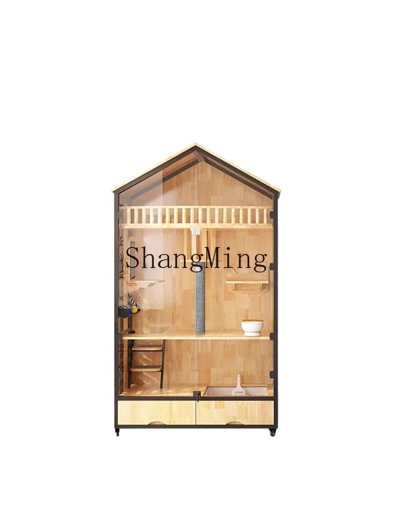YQ new fashionable three-layer solid wood large luxury pet house cage villa household pet house cage cabinet
YQ new fashionable three-layer solid wood large luxury pet house cage villa household pet house cage cabinet