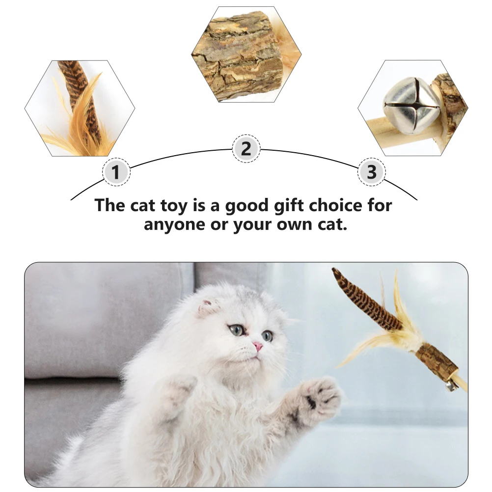 2 pcs Cat Toys Cat Interactive Toy Active Stick Chase Rod Durable Safe Pet Kitten Interactive Toy
2 pcs Cat Toys Cat Interactive Toy Active Stick Chase Rod Durable Safe Pet Kitten Interactive Toy