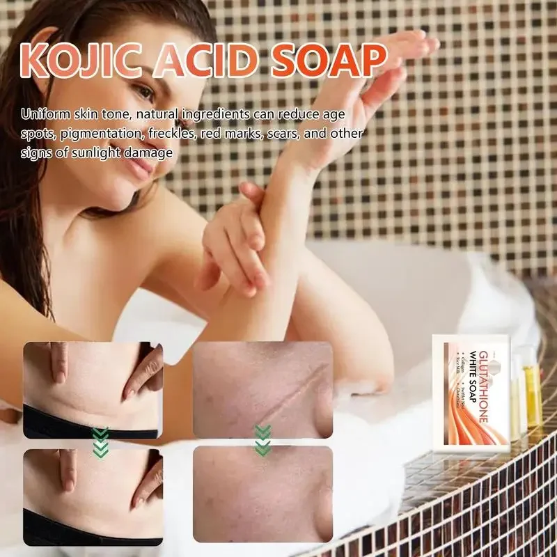New Sdottor Kojicacid Soap Glutathione Lightening Soap Bar Remove Black Spots Cleanser Reduce Hyperpigmentation Cleaner Whitenin
New Sdottor Kojicacid Soap Glutathione Lightening Soap Bar Remove Black Spots Cleanser Reduce Hyperpigmentation Cleaner Whitenin