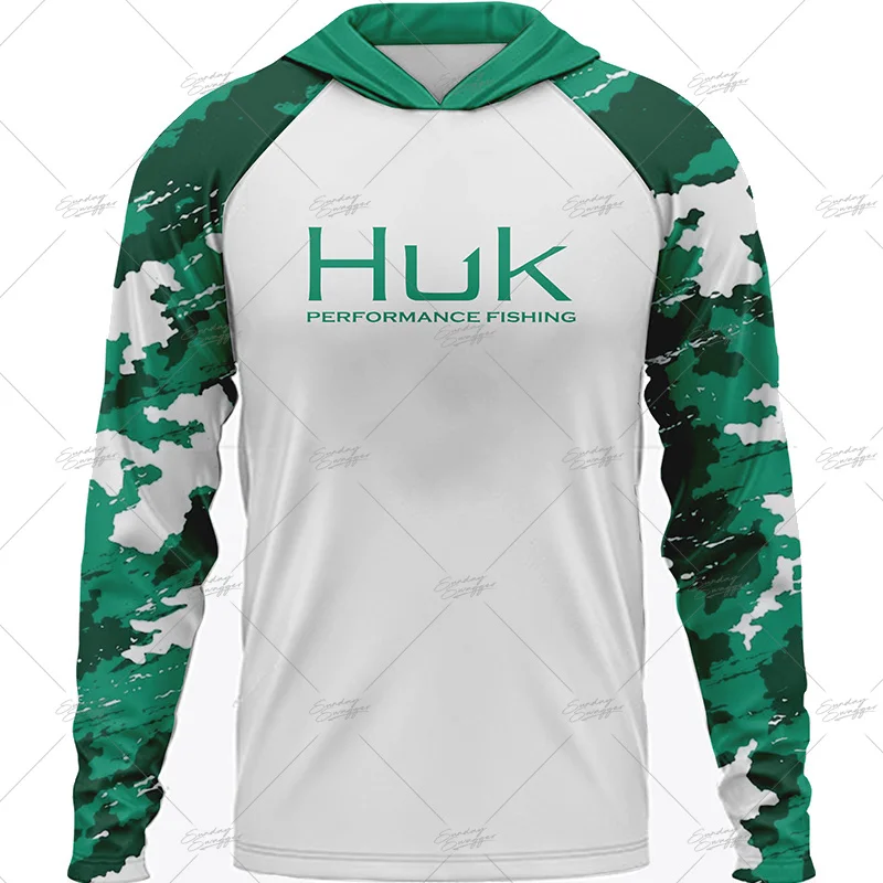 Outdoor Sun Protection HUK Fishing Hooded Shirts Men's Fishing Clothes Summer Long Sleeve Jerseys Anti-UV Fishing Shirts
Outdoor Sun Protection HUK Fishing Hooded Shirts Men's Fishing Clothes Summer Long Sleeve Jerseys Anti-UV Fishing Shirts