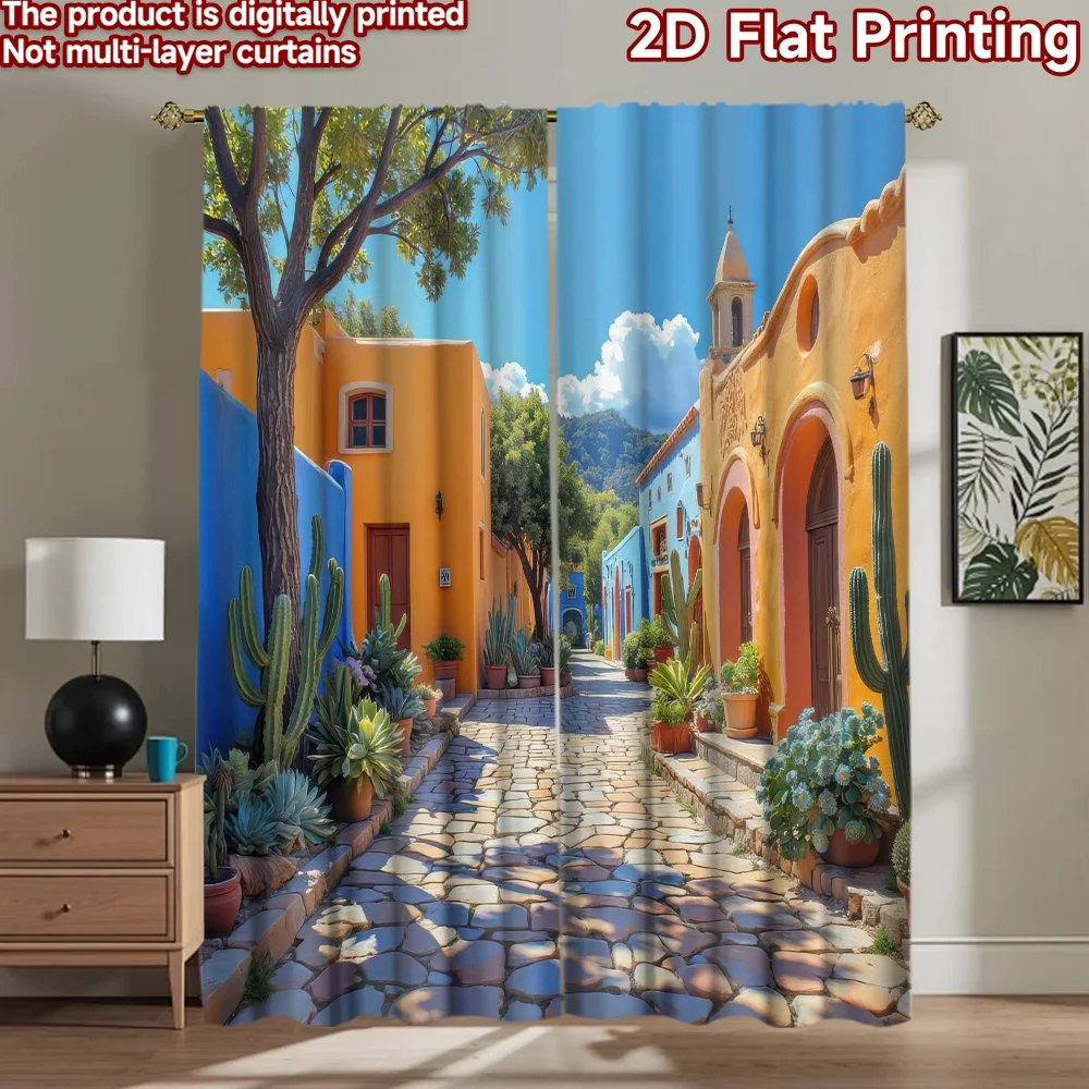 1pc 2D flat Photography Backdrop Tapestry Colorful Mexican Street Scene 100% Polyester Party Decorations for New Year
1pc 2D flat Photography Backdrop Tapestry Colorful Mexican Street Scene 100% Polyester Party Decorations for New Year