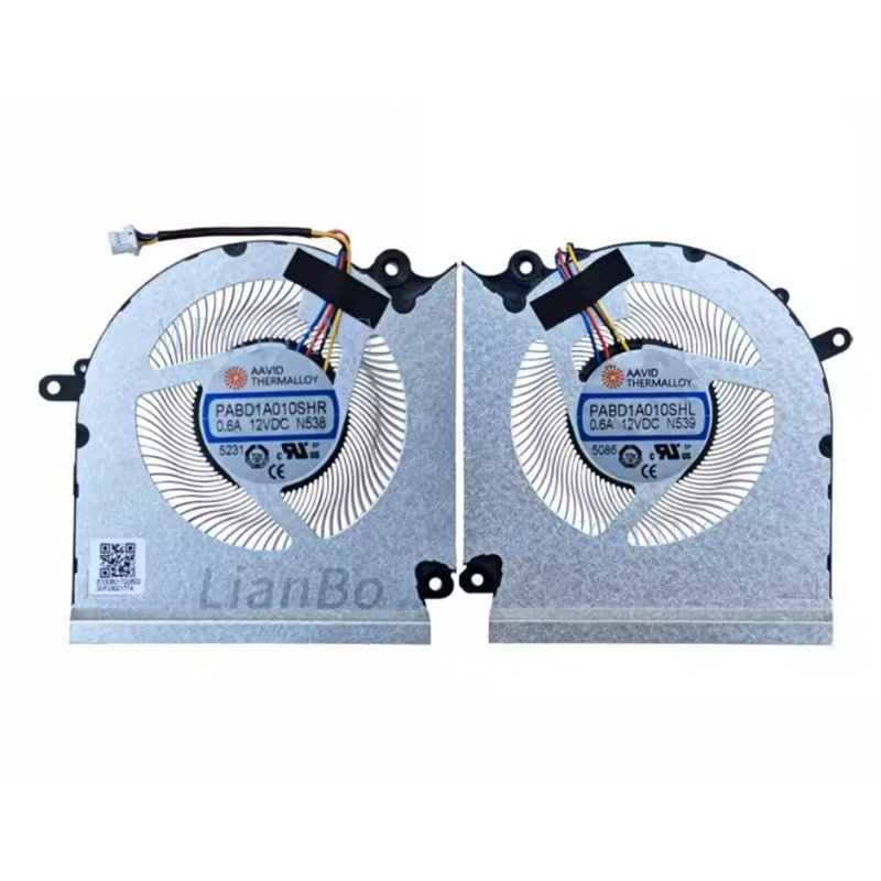 Новый вентилятор охлаждения CPU/GPU для MSI MS-15P3 Pulse16 AI C1VFKG PABD1A010SHR N527 N528 12V
Новый вентилятор охлаждения CPU/GPU для MSI MS-15P3 Pulse16 AI C1VFKG PABD1A010SHR N527 N528 12V