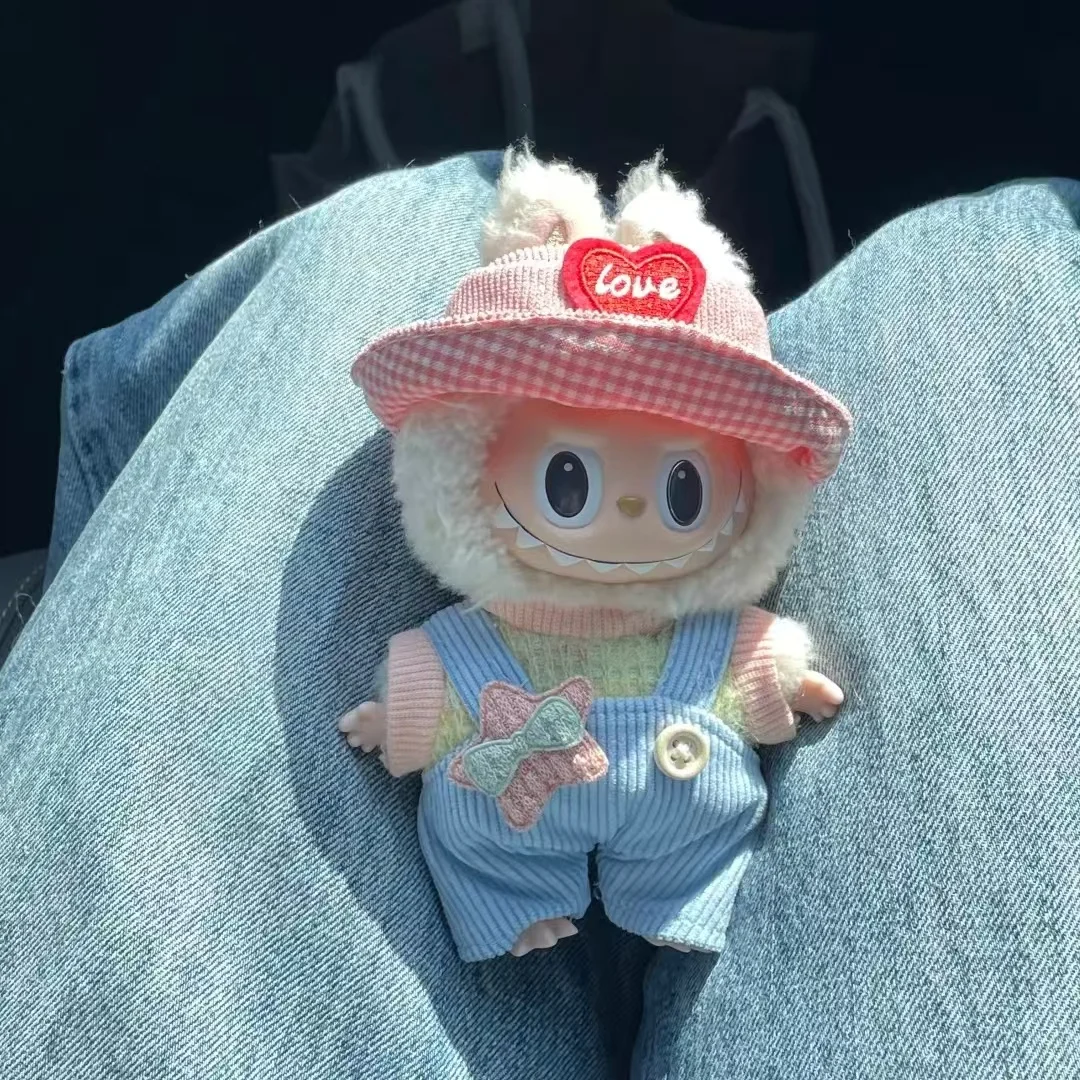 17cm Mini Plush Doll'S Clothes Outfit Accessories For Korea Kpop Labubu Idol Sitting Party V1 V2 Autumn onesie hat set Clothing
17cm Mini Plush Doll'S Clothes Outfit Accessories For Korea Kpop Labubu Idol Sitting Party V1 V2 Autumn onesie hat set Clothing