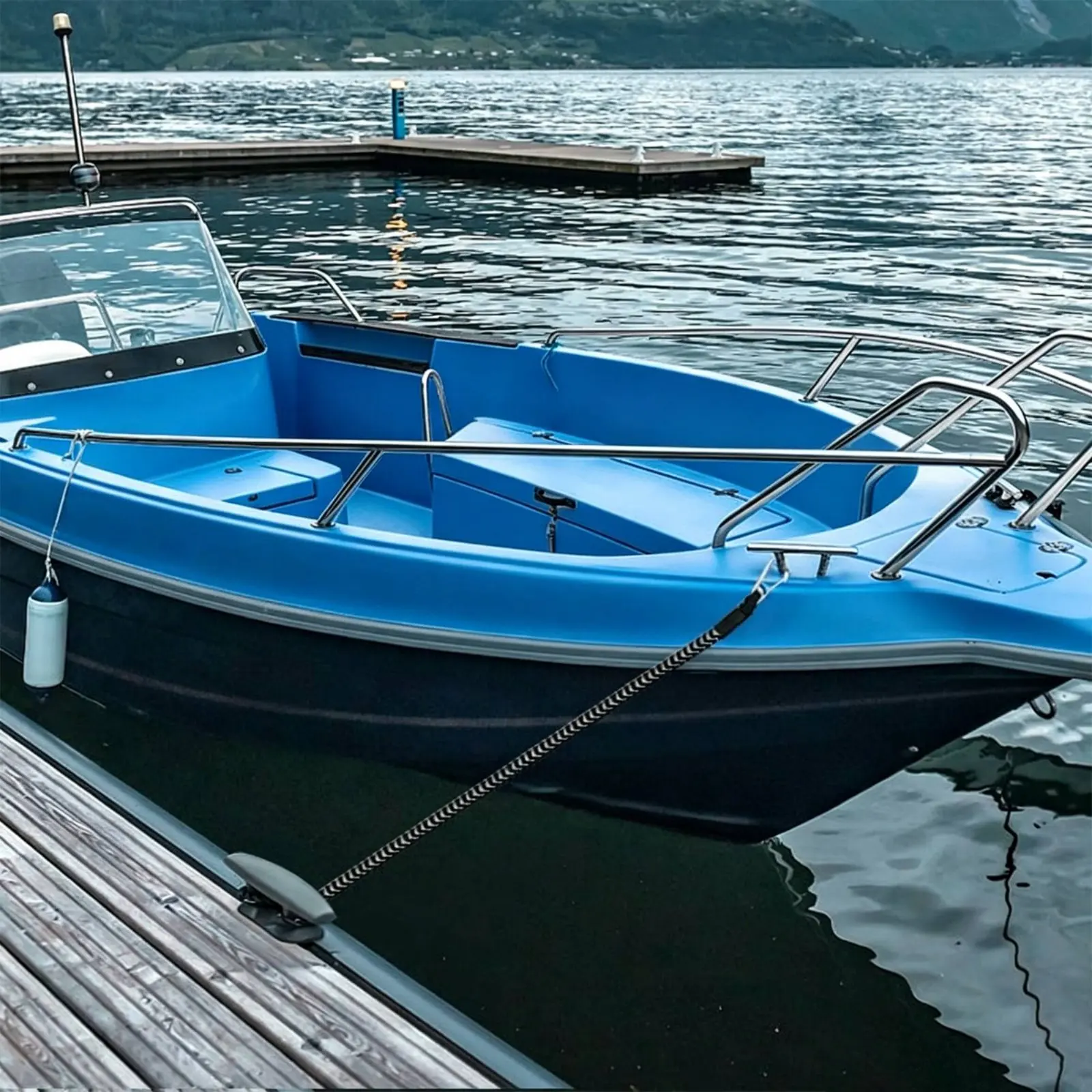 Bungee Dock Line with Hook Shock Absorbing Elastic Docking Rope Boat Bungee Cord Quick Docking Boating Equipment Floats on Water
Bungee Dock Line with Hook Shock Absorbing Elastic Docking Rope Boat Bungee Cord Quick Docking Boating Equipment Floats on Water