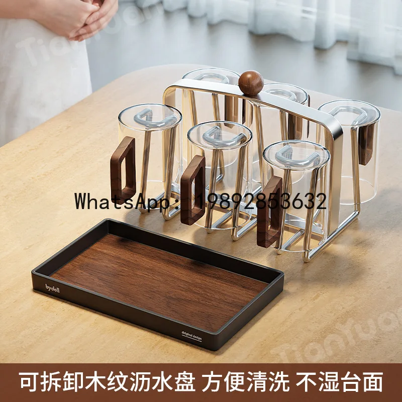 P25 stainless steel drain cup holder antique household living room dining table water tea cup Mark coffee cup storage rack
P25 stainless steel drain cup holder antique household living room dining table water tea cup Mark coffee cup storage rack