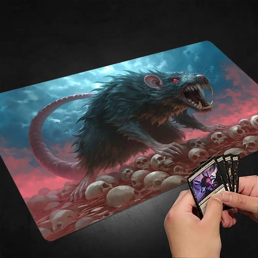 Hell Giant Rat MTG Playmat Magic Card Mat with Stitched Edge Non-Slip Durable Tabletop playmat Board Game Mat for TCG
Hell Giant Rat MTG Playmat Magic Card Mat with Stitched Edge Non-Slip Durable Tabletop playmat Board Game Mat for TCG