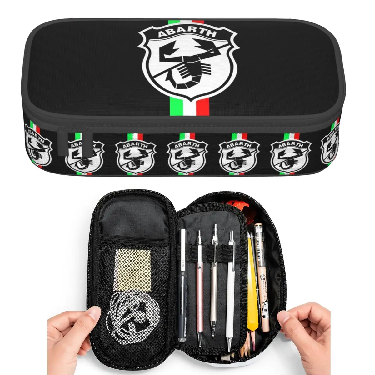 Abarth C Cool Pencil Cases for Student Pen Box Pencil Bag Large Storage Pencil Pouch Pen Holder
Abarth C Cool Pencil Cases for Student Pen Box Pencil Bag Large Storage Pencil Pouch Pen Holder