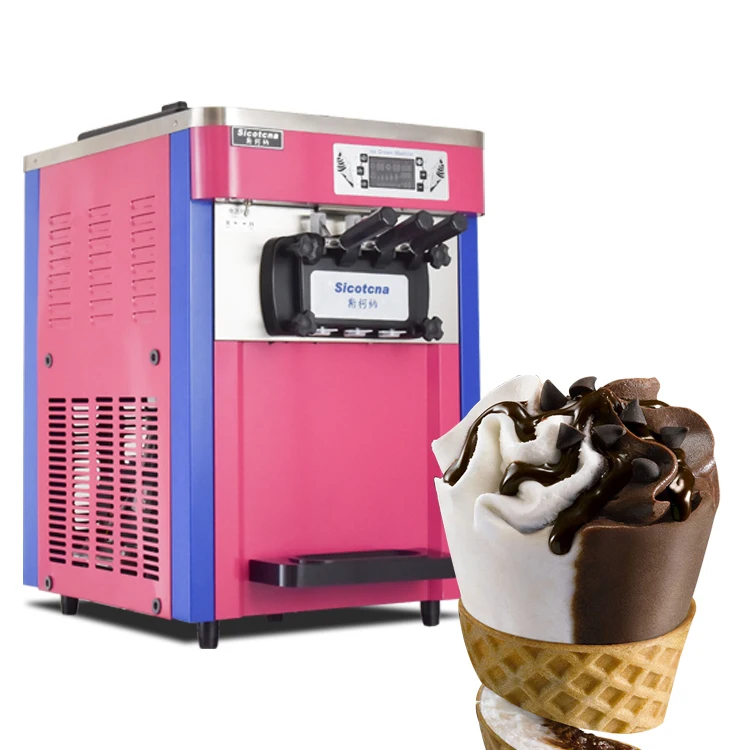 OEM & ODM Factory 2 Single Flavors + 1 Mixture Flavors Ice Cream Machine Rose Color Popular for Hacer Maquina De Helado Suave
OEM & ODM Factory 2 Single Flavors + 1 Mixture Flavors Ice Cream Machine Rose Color Popular for Hacer Maquina De Helado Suave