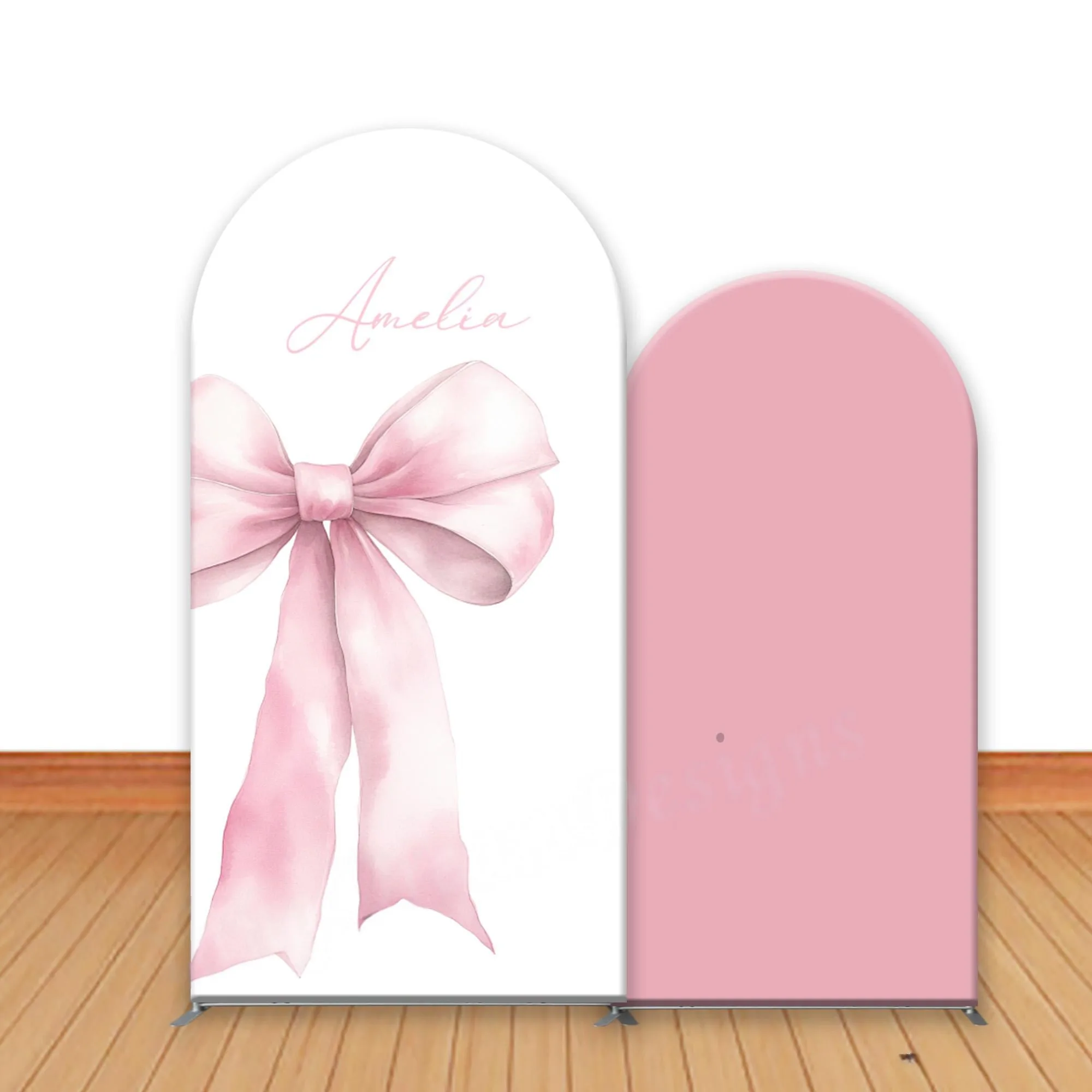 Mehofond Custom 2-Sided Pink Ribbon Bow Princess Girl Birthday Party Baby Shower Cover Chiara Arch Background Decor Backdrop
Mehofond Custom 2-Sided Pink Ribbon Bow Princess Girl Birthday Party Baby Shower Cover Chiara Arch Background Decor Backdrop