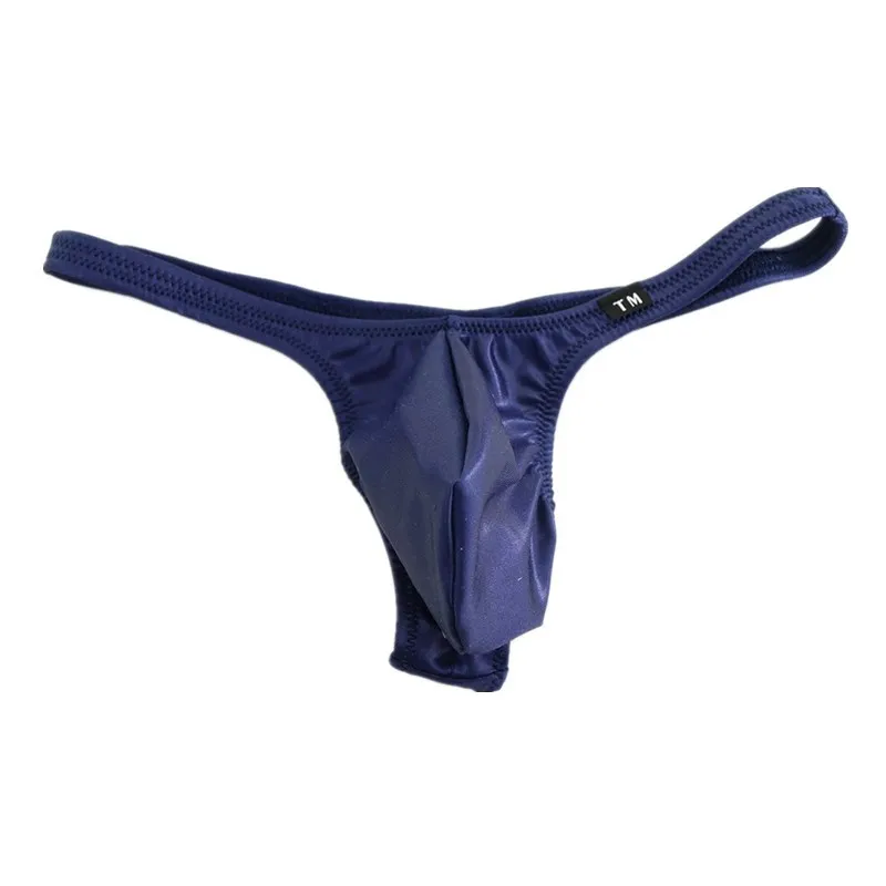 Men's Ice Silk G-String Thong Low Waist Big Bulge Pouch High Elastic Breathable Sexy Underwear
Men's Ice Silk G-String Thong Low Waist Big Bulge Pouch High Elastic Breathable Sexy Underwear