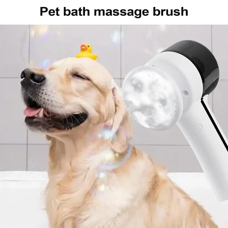 Dog Shampoo Brush Scrubber Electric Dog Shampoo Dispenser Soft Bubble Massage Comb Fast Charging For Shower Washing Grooming
Dog Shampoo Brush Scrubber Electric Dog Shampoo Dispenser Soft Bubble Massage Comb Fast Charging For Shower Washing Grooming