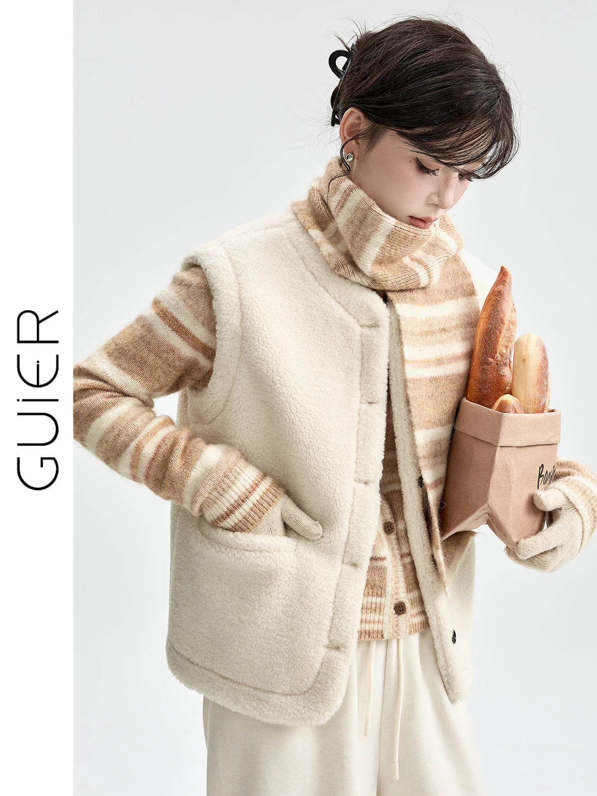 Женский жилет из меха ягненка, повседневная многослойная верхняя одежда со шлепанцами, круглый Ne, стандартная длина, с одной пуговицей, чистый цвет
Женский жилет из меха ягненка, повседневная многослойная верхняя одежда со шлепанцами, круглый Ne, стандартная длина, с одной пуговицей, чистый цвет