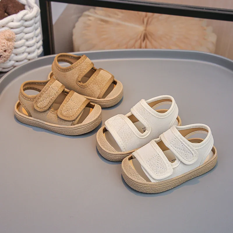 Baby Walking Shoes Toes Capped Soft Sole Boys Girls Casual Shoes Non-slip Retro 2025 Summer New Kids Beach Shoes Comfortable
Baby Walking Shoes Toes Capped Soft Sole Boys Girls Casual Shoes Non-slip Retro 2025 Summer New Kids Beach Shoes Comfortable