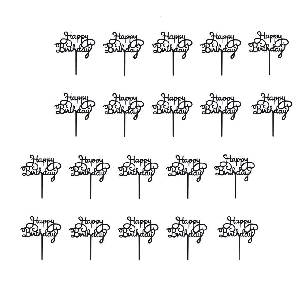 20Pcs Acrylic Cake Picks Lovely Birthday Cake Toppers for Decorating Cakes Cupcakes and Party Desserts Party Decorations
20Pcs Acrylic Cake Picks Lovely Birthday Cake Toppers for Decorating Cakes Cupcakes and Party Desserts Party Decorations