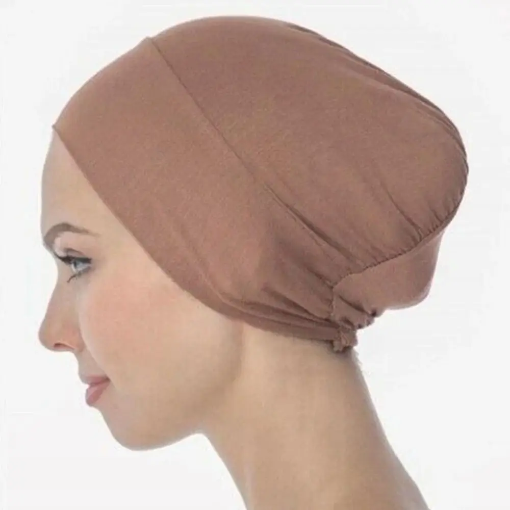 New Premium Muslim Hijab Caps Cotton Solid Color Elastic Bonnet Cap Fashion Women's Head Hood Closed Hijab Underscarf
New Premium Muslim Hijab Caps Cotton Solid Color Elastic Bonnet Cap Fashion Women's Head Hood Closed Hijab Underscarf