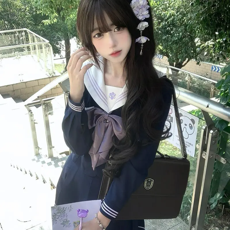 Japan Original Jk Sailor Suit Purple Suit Genuine Waisted Sailor Suit Uniform Kawaii
Japan Original Jk Sailor Suit Purple Suit Genuine Waisted Sailor Suit Uniform Kawaii