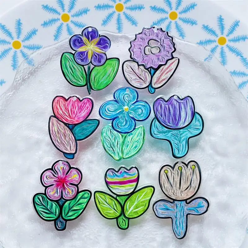 10pcs Handmade Flower Pendant Charms Acrylic Necklace Earrings Pendant Connectors Diy Jewelry Making Findings Accessories
10pcs Handmade Flower Pendant Charms Acrylic Necklace Earrings Pendant Connectors Diy Jewelry Making Findings Accessories