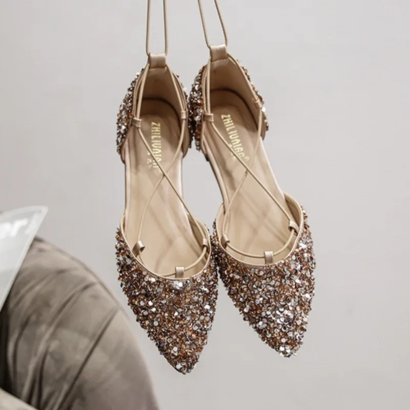 2025 New Fashion Hollowed Out Rhinestone Design Single Shoe Luxury Shoes Crystal Shoes Flat Heel Plus Size Women's Shoes33-43슬리퍼
2025 New Fashion Hollowed Out Rhinestone Design Single Shoe Luxury Shoes Crystal Shoes Flat Heel Plus Size Women's Shoes33-43슬리퍼