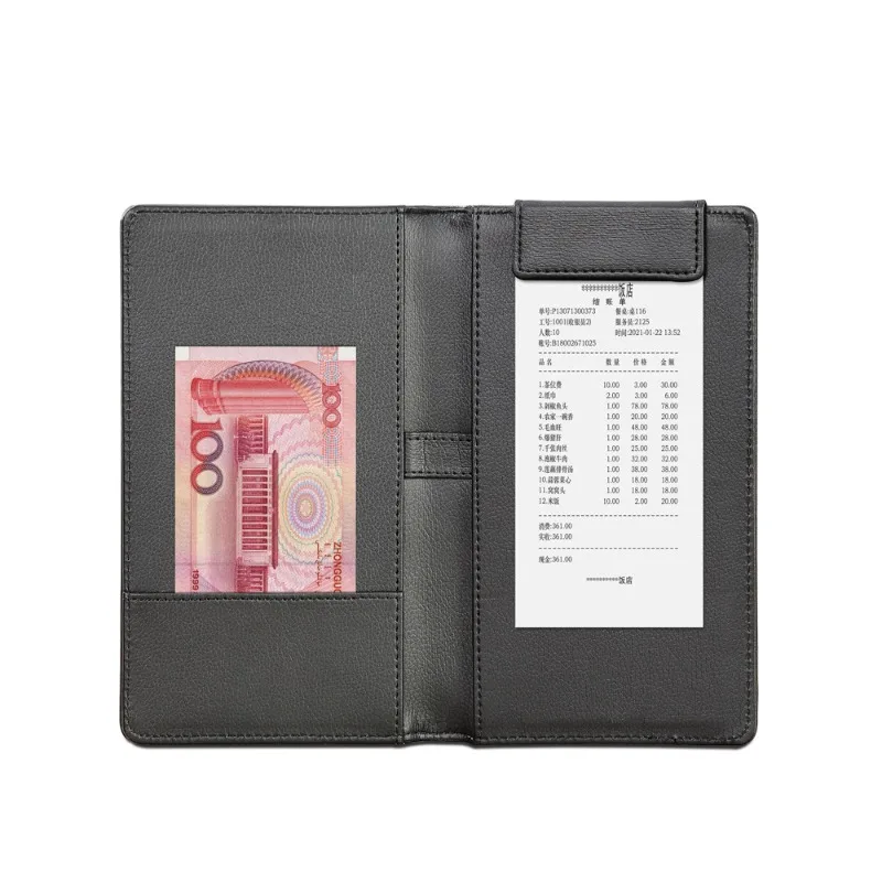 Restaurant Leather Check Presenter Hotel Bill Folder Drink Menu Cash Clip Bill Holder Receipt Clip
Restaurant Leather Check Presenter Hotel Bill Folder Drink Menu Cash Clip Bill Holder Receipt Clip