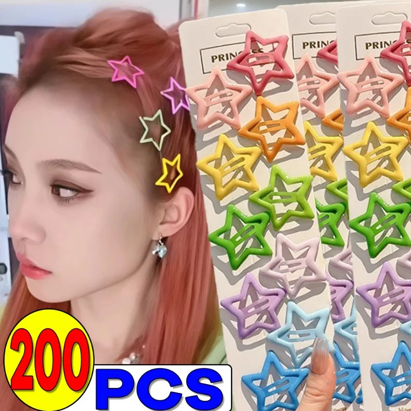 200/10pcs Cute Colorful Star Waterdrop Shape Hair Clips for Girls Children Lovely Hair Decorate Hairpins Kids Hair Accessories
200/10pcs Cute Colorful Star Waterdrop Shape Hair Clips for Girls Children Lovely Hair Decorate Hairpins Kids Hair Accessories