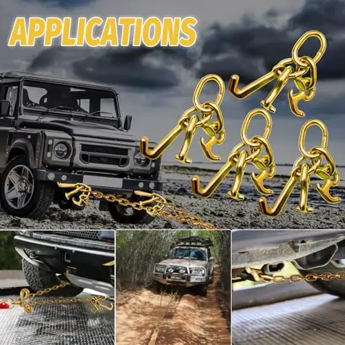 4pcs G70 Grade 5/16 Inch Heavy Duty Towing Cluster Hooks 5400 Lbs Capacity For Trucks Haulers Wreckers And Off-Road Recovery
4pcs G70 Grade 5/16 Inch Heavy Duty Towing Cluster Hooks 5400 Lbs Capacity For Trucks Haulers Wreckers And Off-Road Recovery
