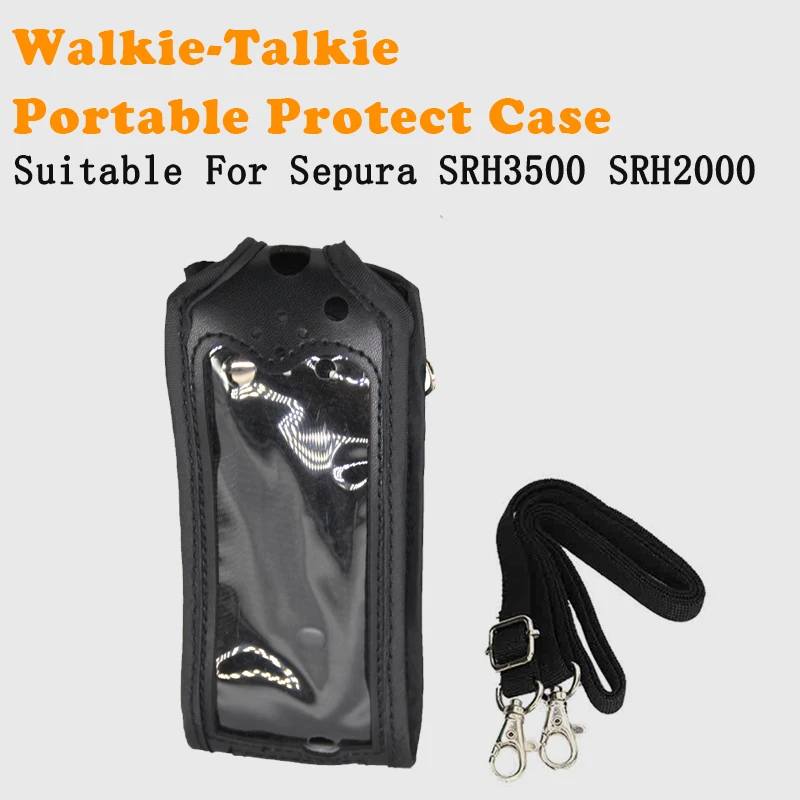 Portable Radio Belt Clip Leather Case Cover With Strap For Sepura SRH2000 SRH3500 SRH3800 SRH3900 Walkie-Talkie Accessories
Portable Radio Belt Clip Leather Case Cover With Strap For Sepura SRH2000 SRH3500 SRH3800 SRH3900 Walkie-Talkie Accessories
