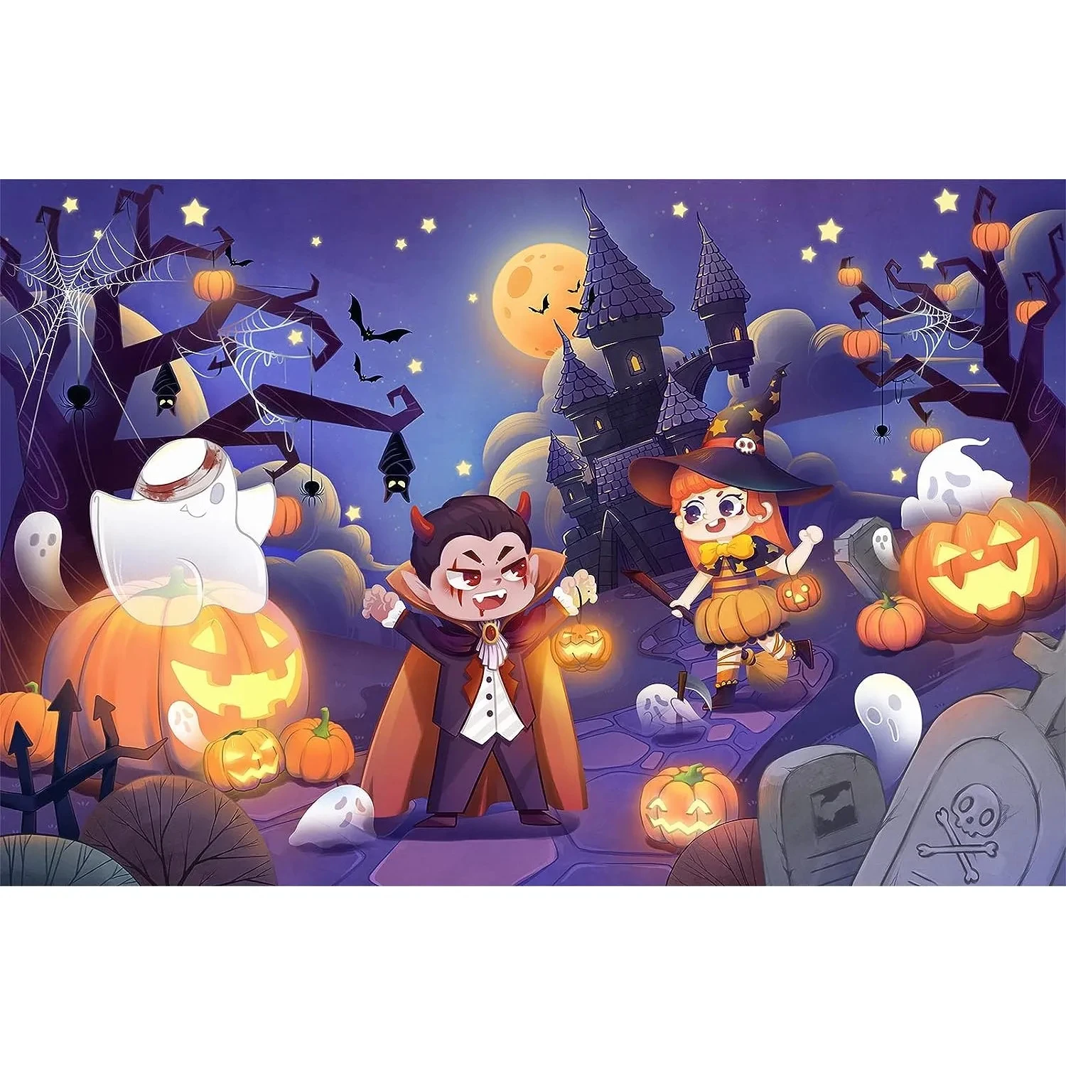 Happy Halloween Jigsaw Puzzle 500/1000/1200/2000 Pieces, Large Pieces Perfect for Kids and Seniors
Happy Halloween Jigsaw Puzzle 500/1000/1200/2000 Pieces, Large Pieces Perfect for Kids and Seniors