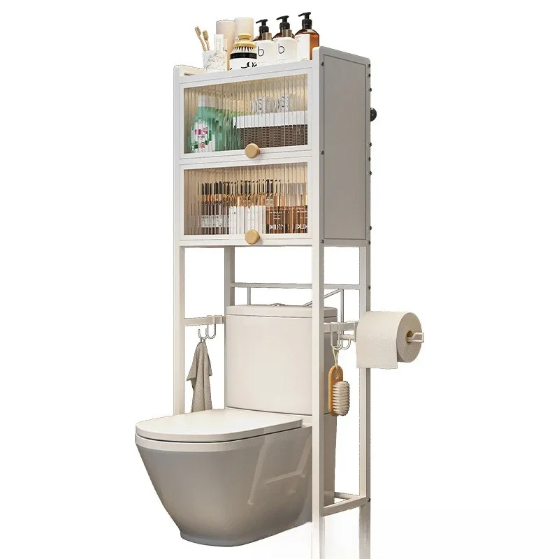 Toilet rack with cabinet door Toilet floor-to-ceiling multi-layer locker Bathroom toilet multi-functional storage rack
Toilet rack with cabinet door Toilet floor-to-ceiling multi-layer locker Bathroom toilet multi-functional storage rack