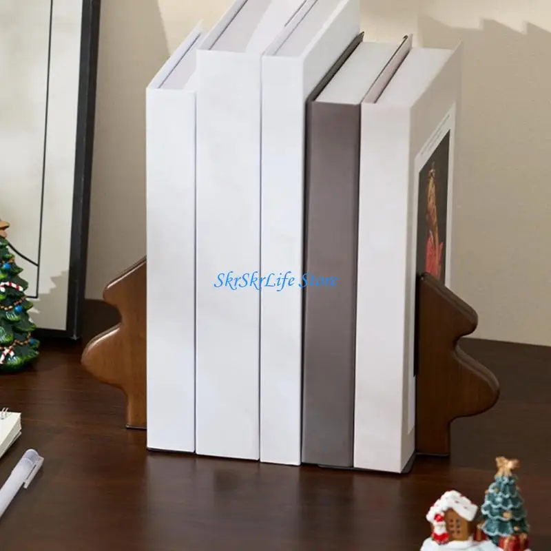 E65E деревянные и металлические подставки для книг в форме праздничного дерева, регулируемая полка для украшения книжной полки
E65E деревянные и металлические подставки для книг в форме праздничного дерева, регулируемая полка для украшения книжной полки