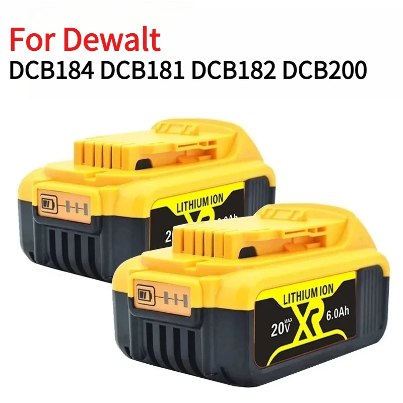 Applicable DewDCB200 20V 6.0A Hand Drill Lithium Battery Drilling Machine Angle Grinder Electric Drill Lithium Battery
Applicable DewDCB200 20V 6.0A Hand Drill Lithium Battery Drilling Machine Angle Grinder Electric Drill Lithium Battery