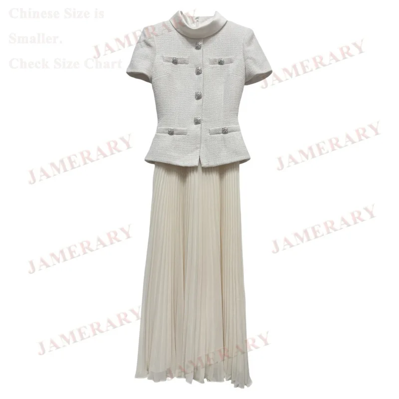 Элегантные осенние роскошные шифоновые твидовые платья, женские зимние плиссированные платья с короткими рукавами и бисером, вечернее длинное платье миди, женские вечерние платья
Элегантные осенние роскошные шифоновые твидовые платья, женские зимние плиссированные платья с короткими рукавами и бисером, вечернее длинное платье миди, женские вечерние платья