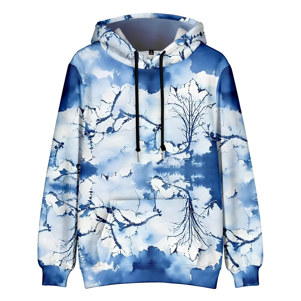 Men's Casual Hoodie Blue White Gradient Tie Dye Sweatshirt Modern Streetwear Pocket Oversized Pullover Minimalist Outerwear
Men's Casual Hoodie Blue White Gradient Tie Dye Sweatshirt Modern Streetwear Pocket Oversized Pullover Minimalist Outerwear
