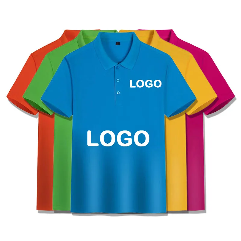 Lapel t-shirt short-sleeved polo shirt work clothes clothing custom printing logo For Team business CUSTOMIZED
Lapel t-shirt short-sleeved polo shirt work clothes clothing custom printing logo For Team business CUSTOMIZED