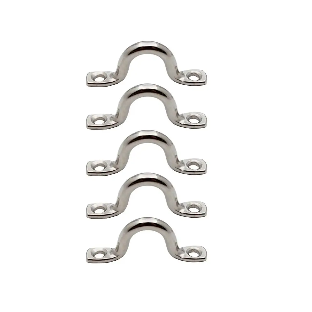 15 Pcs Boat Handle Eye Loop Stainless Steel Bimini Pad Handles Silver Staple Ring Hook Saddle Clip
15 Pcs Boat Handle Eye Loop Stainless Steel Bimini Pad Handles Silver Staple Ring Hook Saddle Clip